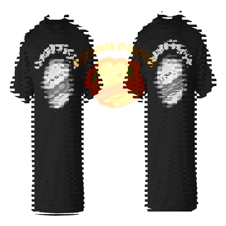 シュークリーム ペストリー デザート好き Tシャツ