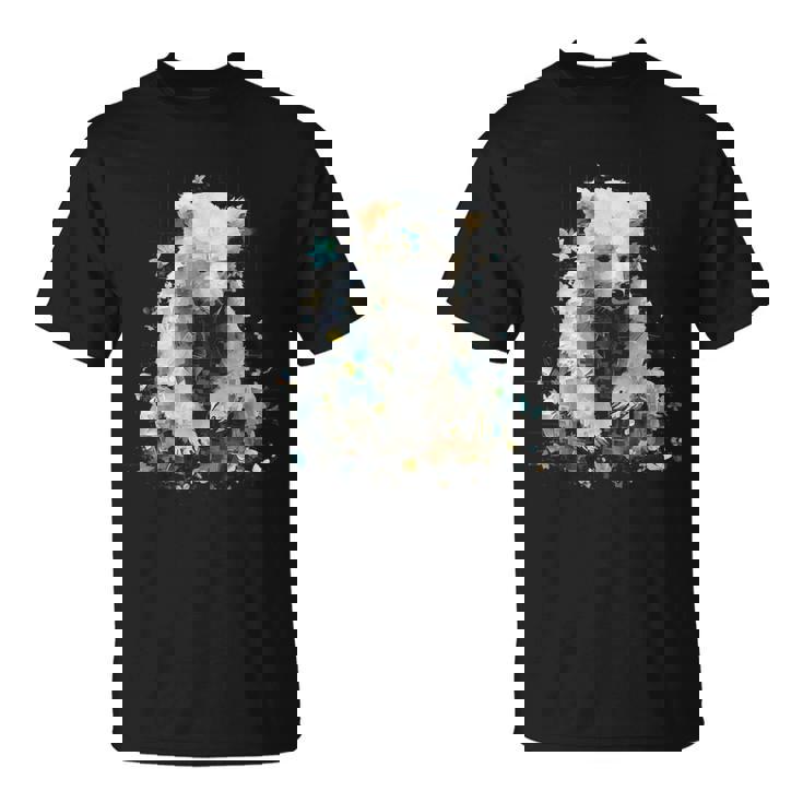 シロクマ 動物 モチーフ 作品 シロクマ Tシャツ