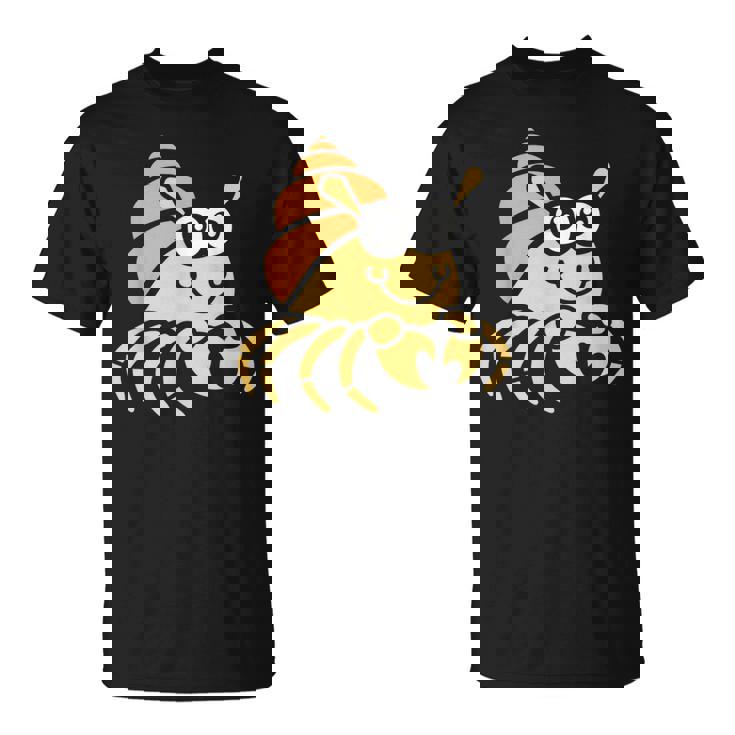 シンプルでかわいいミニマリストの甲殻類のリトル・ハーミット・バーナード Tシャツ