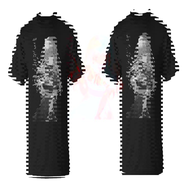 ジェスガオ ヤンデレ漫画 アニメ 女の子 キャラクター Tシャツ