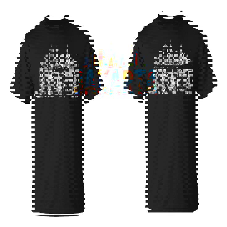 ジャカルタ旅行 インドネシア アウトフィット バケーション ジャカルタ Tシャツ