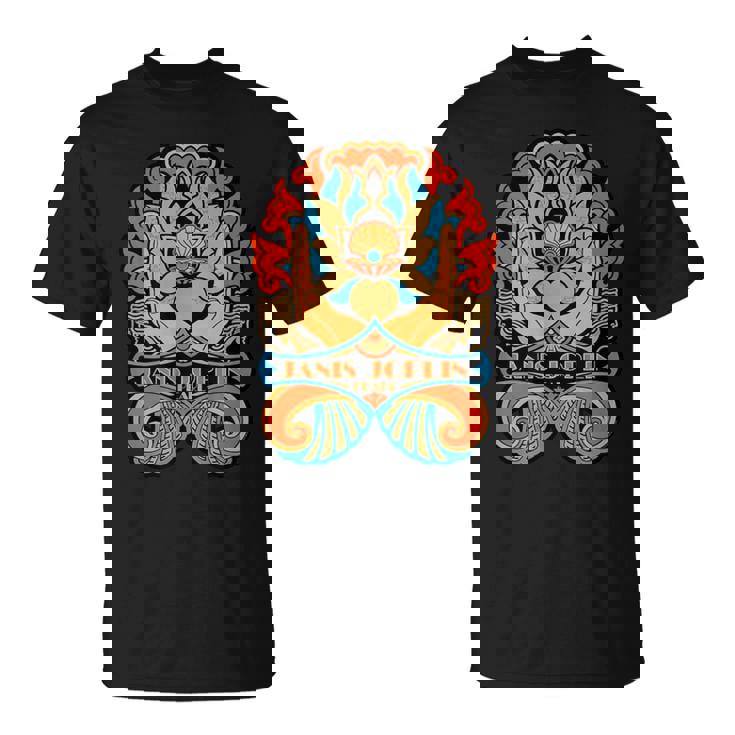 ジャニス・ジョプリン パールアールヌーボー 蓮の花 Tシャツ