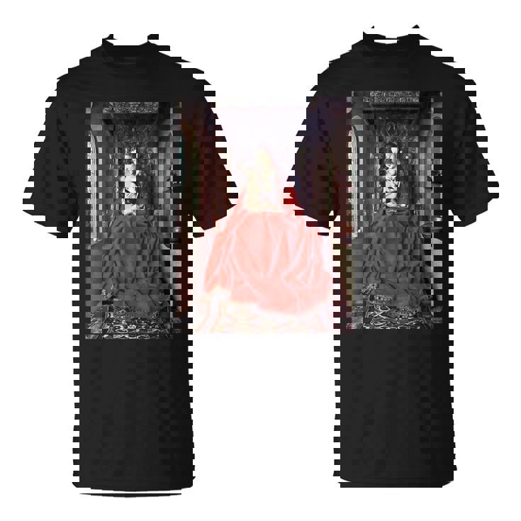 ジャン・ファン・エイク作 ルッカ・マドンナ 1436 Tシャツ