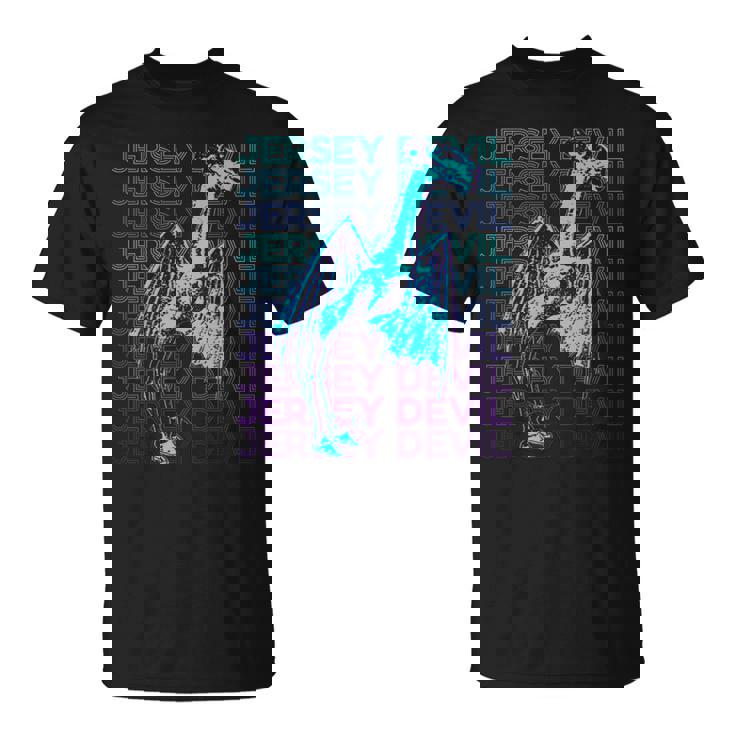 ジャージーデビルクリプティッドクリプトゾロジーレトロ Tシャツ