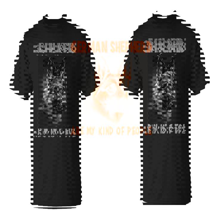 ジャーマンシェパードは私の好みのタイプ オーナー ジャーマンシェパード Tシャツ