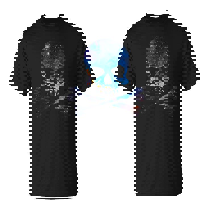 ジョリー・ロジャー シルエット ギャラクシー スカル＆クロスボーン Tシャツ