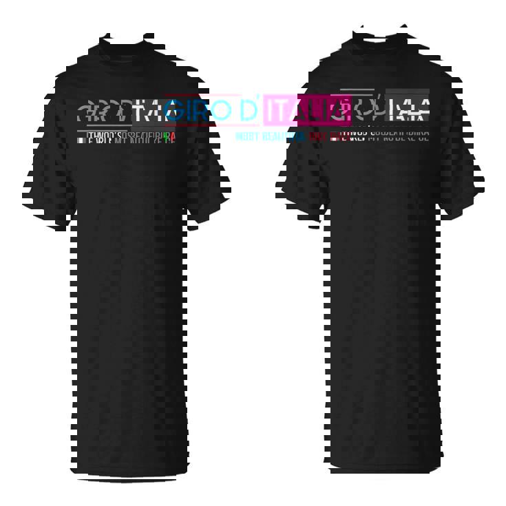 ジロ・ディ・イタリア 世界で最も美しいバイクレース Tシャツ