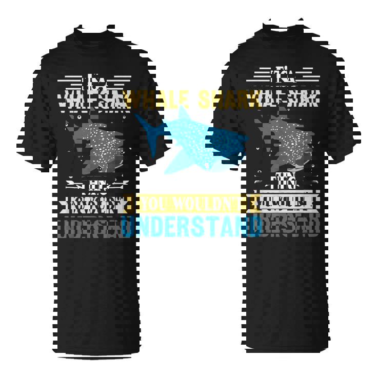 ジンベイザメのことは理解できないジンベイザメです。 Tシャツ