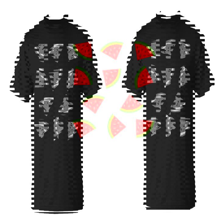 スイカ柄 フルーツスライス スイカ コスチューム Tシャツ