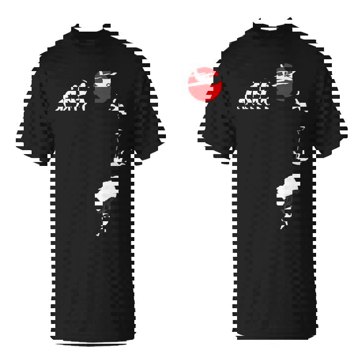 スカイダイビング、パラシュートアウトフィット、スカイダイビング、パラシュツリスト Tシャツ