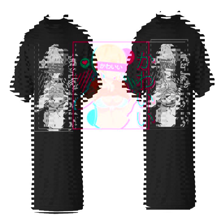 スケベなアニメの女の子 Tシャツ