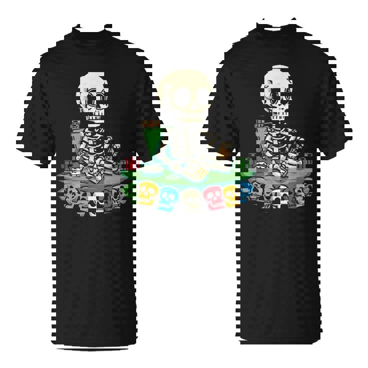 スケルトン ポーカー トランプ ギャンブル カジノ スカル ゲーム カード Tシャツ