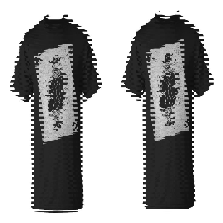 スケルトントランプキングギャンブル死神 Tシャツ