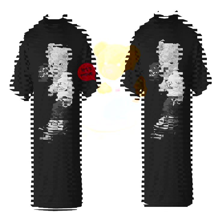 スケートボーダー クマ Tシャツ