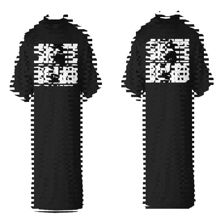 スケートボーダーへのギフト スケートボード シルエット Tシャツ