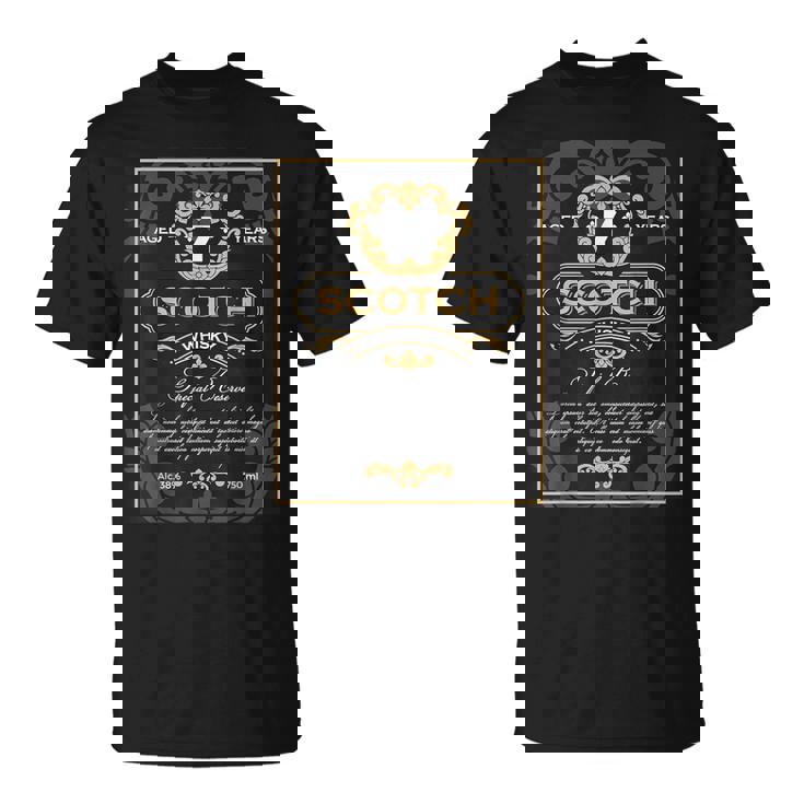 スコッチ ウイスキー ラベル お酒 父の日 バチェラー パーティー ギフト ウォッカ テキーラ コニャック ブランデー Tシャツ