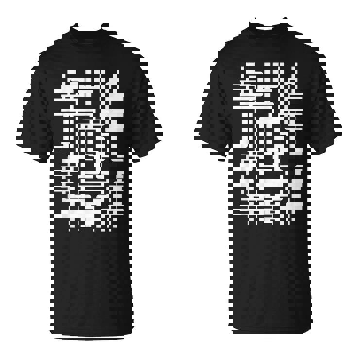 スタイリッシュ幾何学模様 Tシャツ