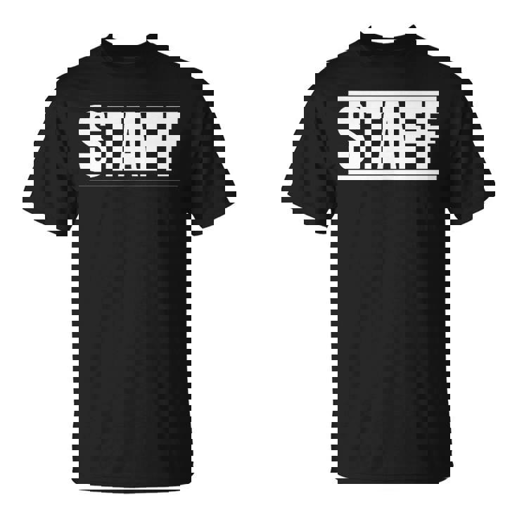 スタッフ ワーカー 社員 ワーククルーの言葉 スタッフ オン A ティー Tシャツ