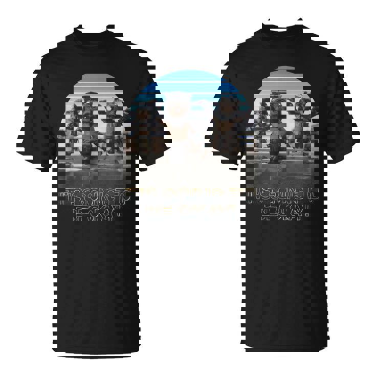 スター・ウォーズ マンダロリアン 大丈夫 レトロショット Tシャツ