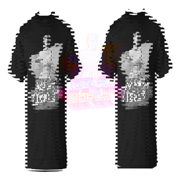 ストレンジャー・シングス イレブン シンセウェーブ ガールズ セーブ ワールド レトロ 80年代 Tシャツ