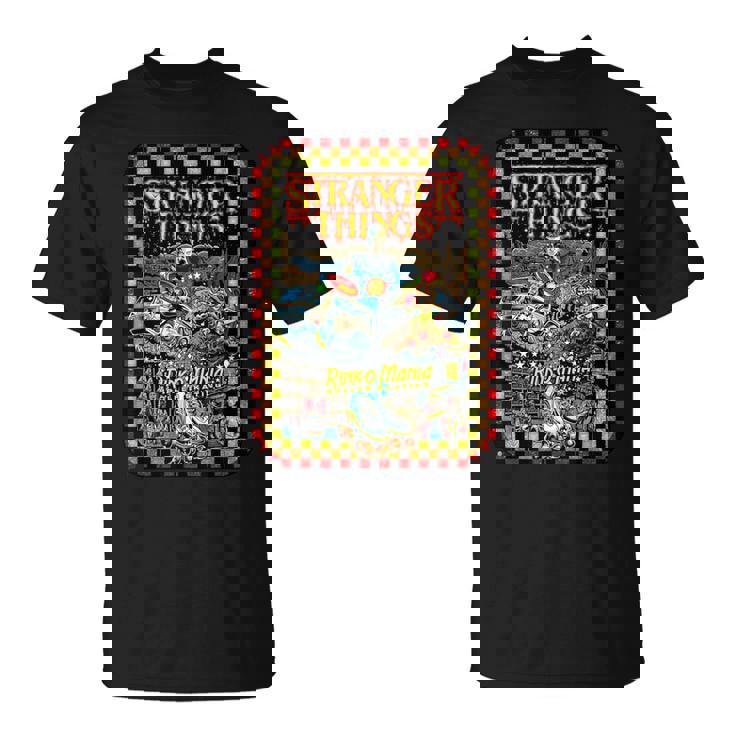 ストレンジャー・シングス プロモ コミック イレブン リンク O マニア レトロ 80年代 Tシャツ