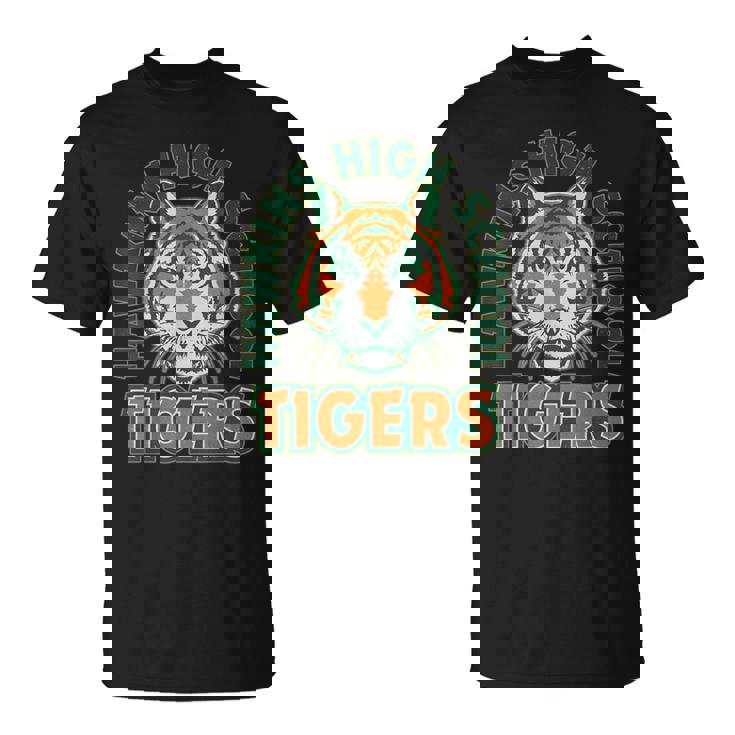 ストレンジャー・シングス ホーキンス・ハイ・タイガース 凝視ファン記念品 Tシャツ