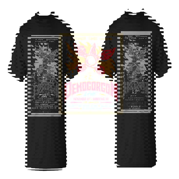 ストレンジャー・シングス ポスター Demogorgon Live Fan Memorabilia Tシャツ