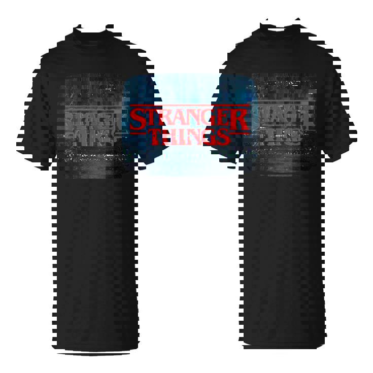ストレンジャー・シングス ロゴ テレビ画面 ファン 記念品 Tシャツ