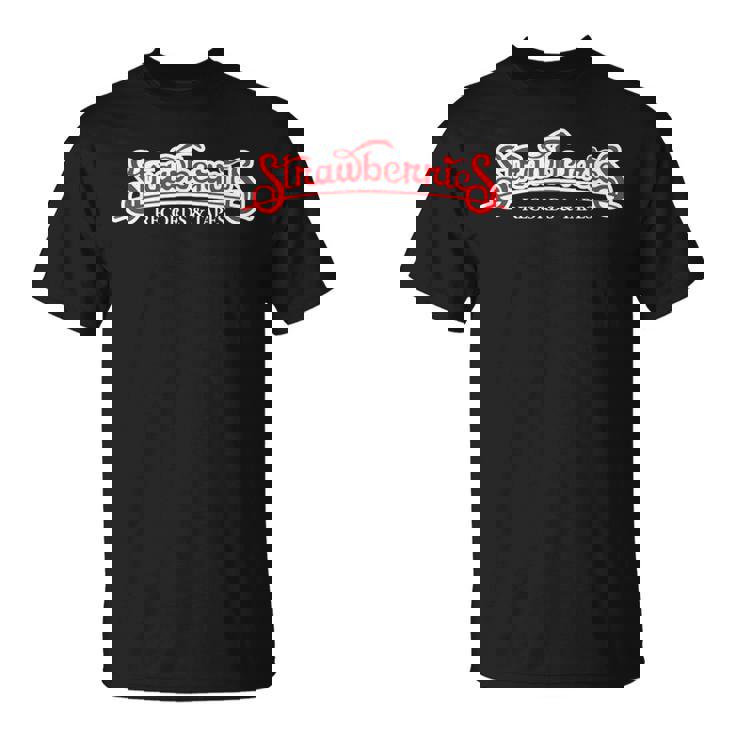 ストロベリー レコード・テープ ヴィンテージ レトロ 音楽 Tシャツ