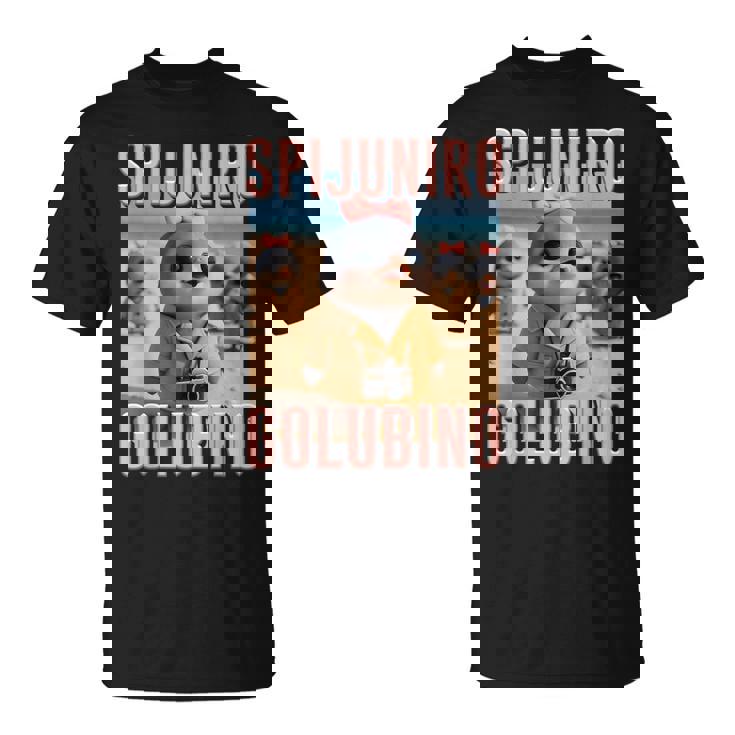 スピジュニロ ゴルビーノ イタリアン ブレイン モンスター Ai キッズ Tシャツ