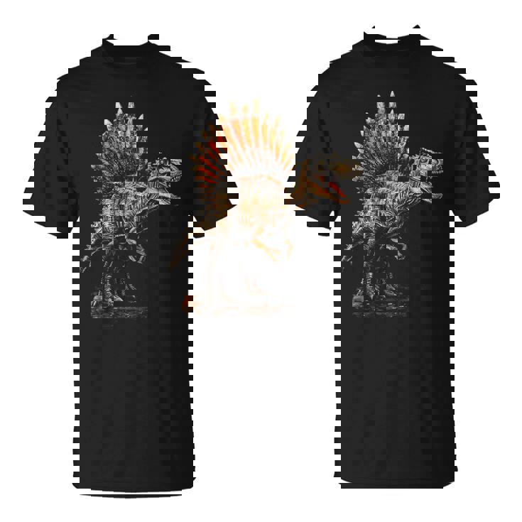 スピノサウルス 恐竜 グラフィックアート スピノサウルス Tシャツ