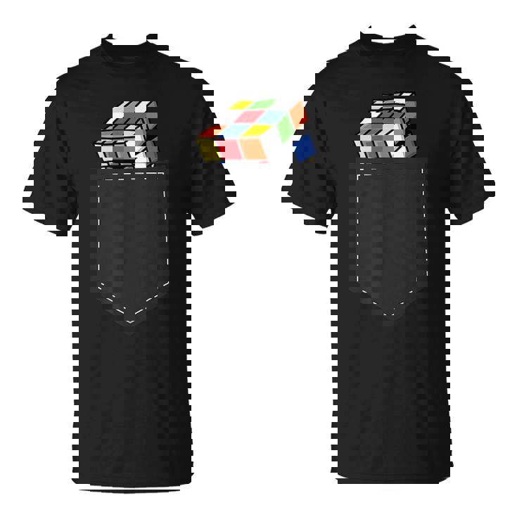 スピードキューブパズル キューブキューブポケットキューブ Tシャツ