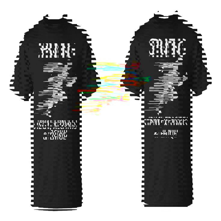 スプリント 短距離 趣味 陸上競技 スキルアップ Tシャツ