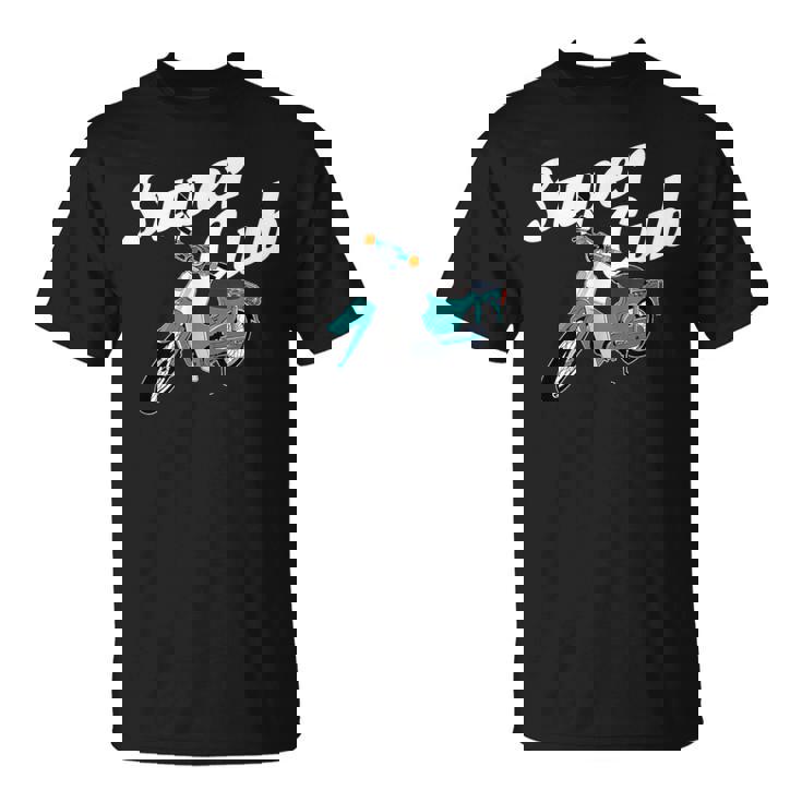 スーパーカブ 50 110 125 バイク ミニ モト スクーター カスタム 原付 二種 Tシャツ