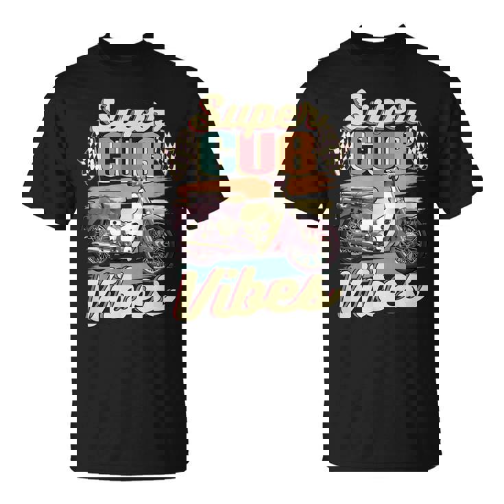 スーパーカブ C100 原付バイク ヴィンテージ バイブ レトロジャパン Tシャツ