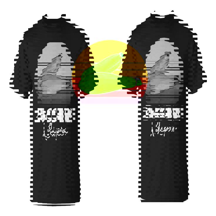 ズッキーニ愛好家 ビーガン ベジタリアン野菜ズッキーニ Tシャツ