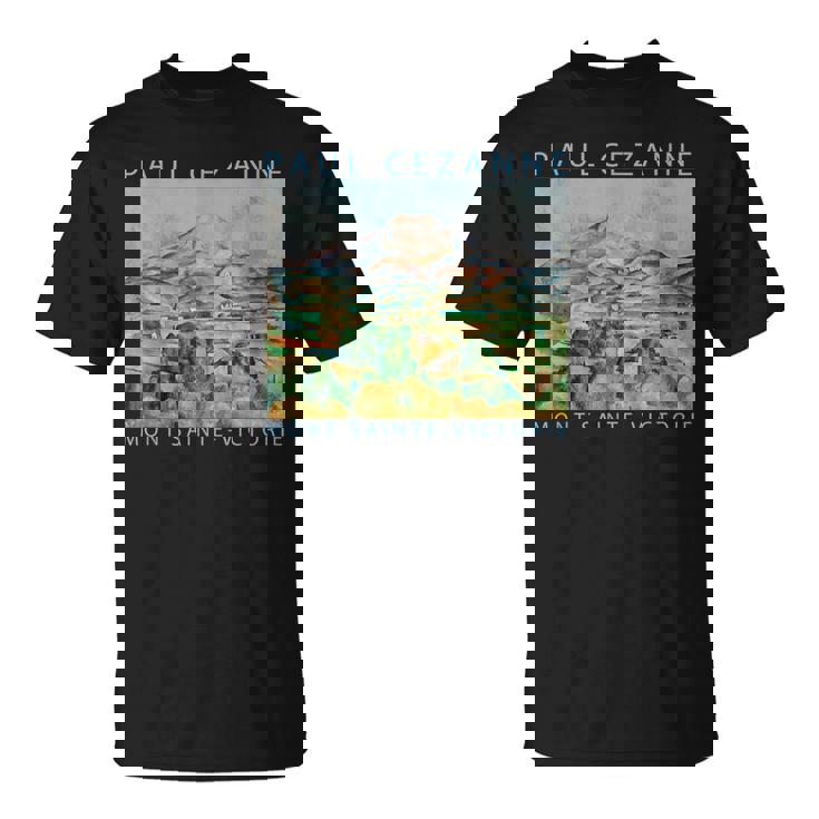 セザンヌ 面白いtシャツ アート 印象派 絵画 メンズ レディース 面白い 服 美術 油彩画 Tシャツ