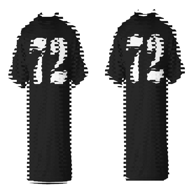 セブンティツー ナンバー 72 ナンバー Tシャツ
