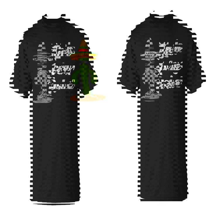 ソンブレロを持ったクールなサボテン メキシコのファン Tシャツ