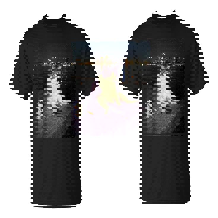 タバコ 子猫 おもしろい 喫煙 猫 ミーム バカ 脳腐 Tシャツ