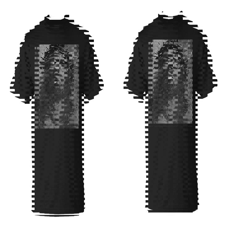 タバコを吸うクールなイエス・キリスト、反抗的なイエス・キリスト Tシャツ