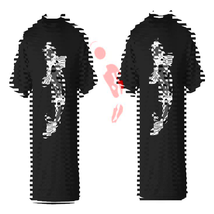 タンチョウサンケ 赤・白・黒鯉 Tシャツ