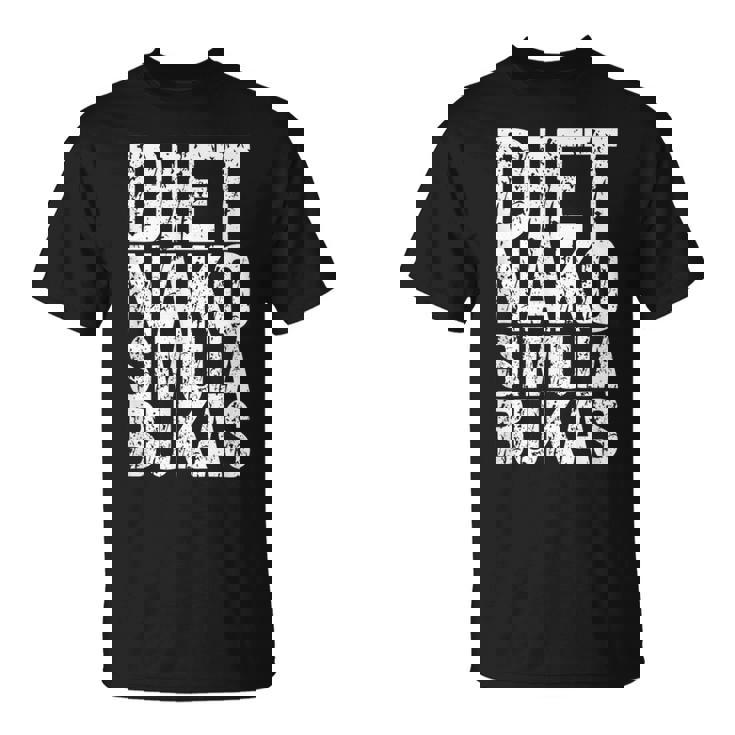 ダイエット ナコ シミュラ ブカス 面白い フィリピン人 Tシャツ