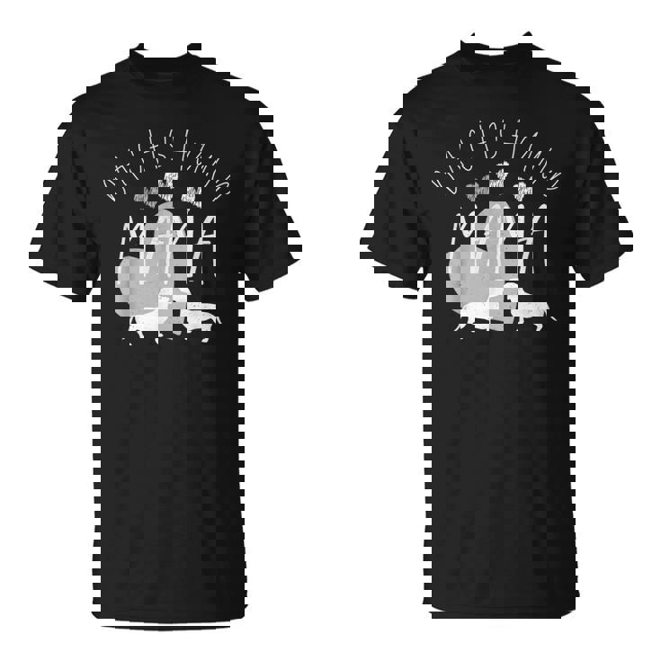 ダックスフンド 母の日 ウィニー ママ 犬好き Tシャツ