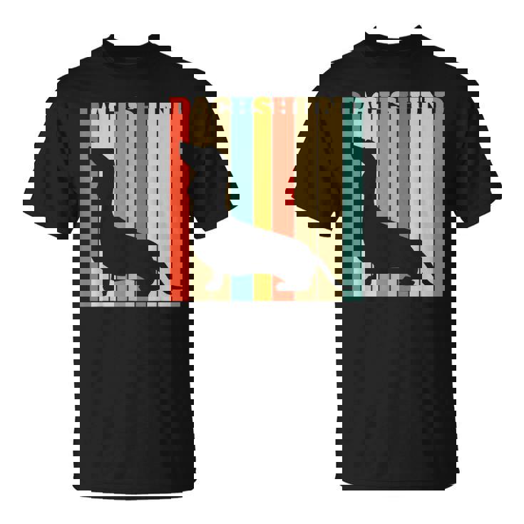 ダックスフンドのギフトレトロなスタイル Tシャツ
