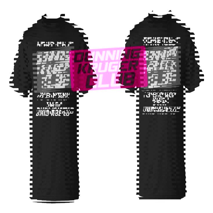 ダニング・クルーガークラブ Tシャツ