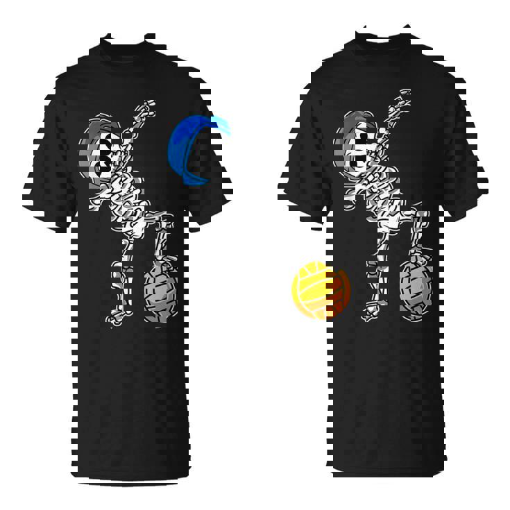 ダビング 水球 スケルトン ハロウィン 骨 ダブダンス Tシャツ