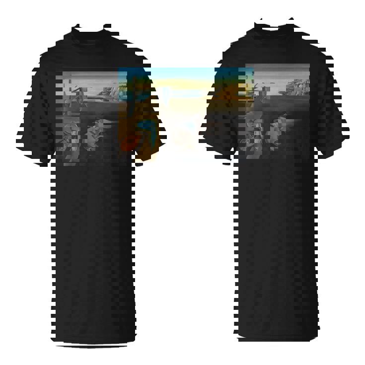 ダリによる有名な絵画の持続性 Tシャツ