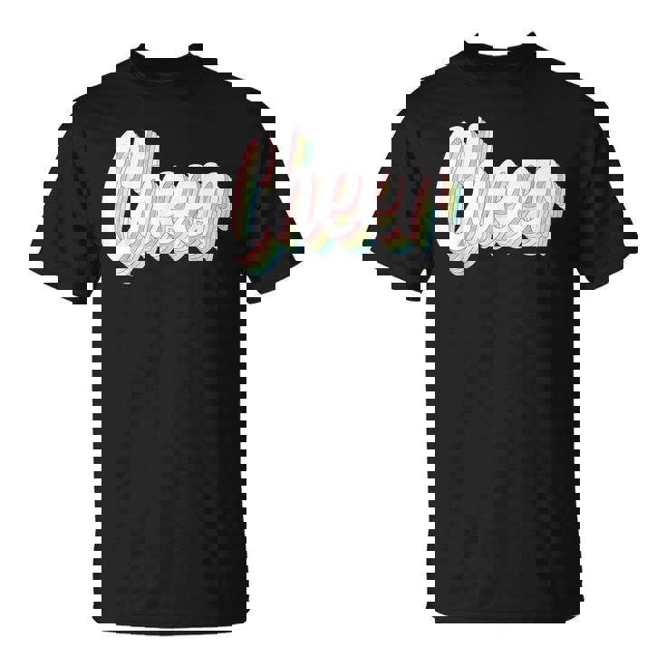 チアレトロチアリーダーチアリーディングチームギフト Tシャツ