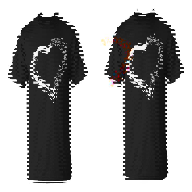 チア・チアリーディング・ハート Tシャツ